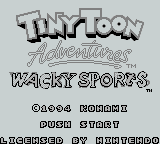 Tiny Toon Adventures 3 screenshot 5 for GameBoy